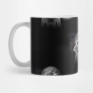 halloween creepy astronauts Mug